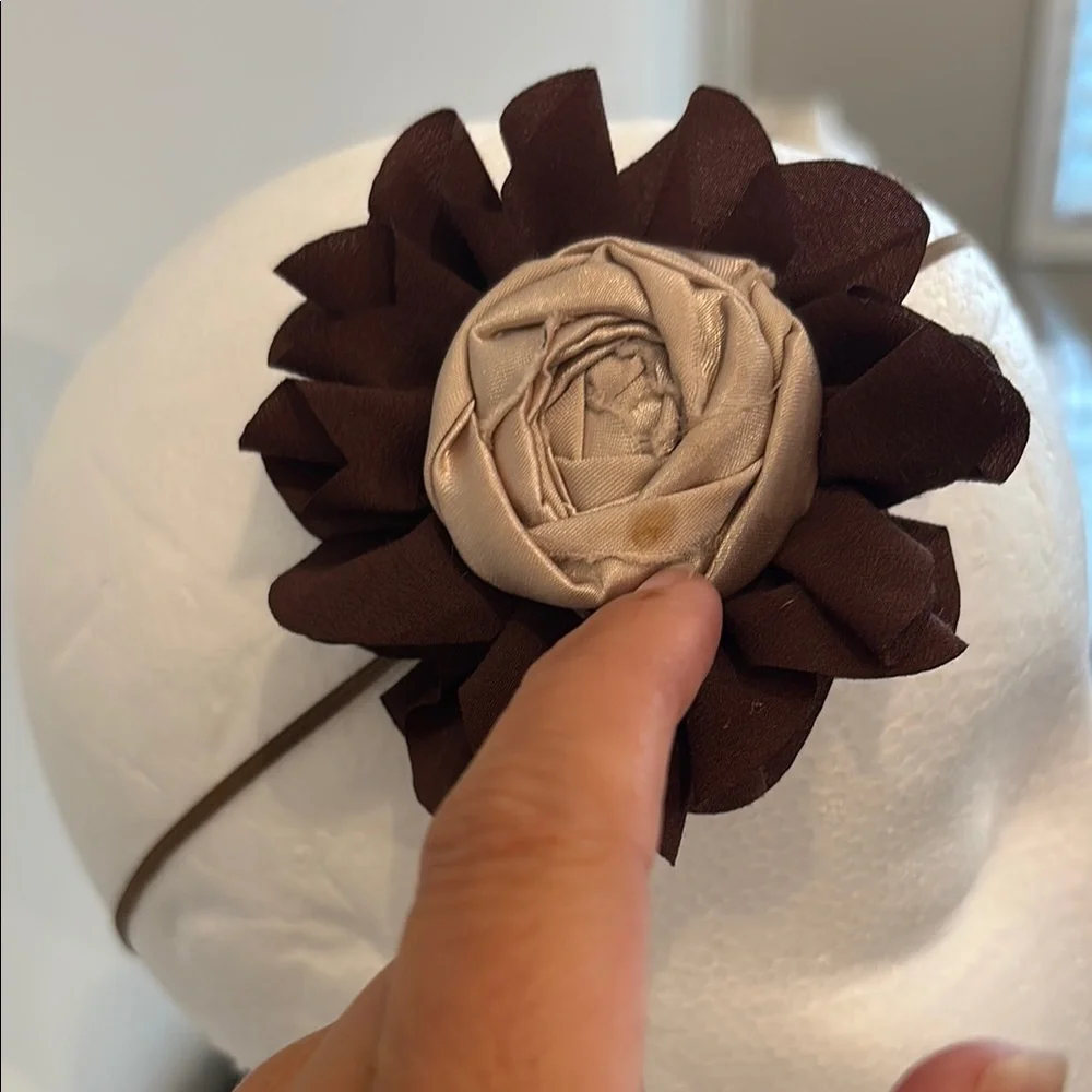 Gold and Blue Floral Hair Accessories Set
